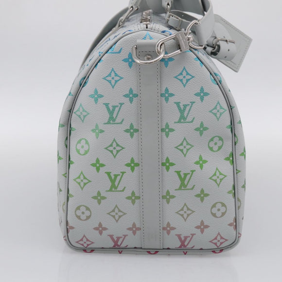 LOUIS VUITTON Monogram Iridescent Keepall Bandouliere 45 M13915 Auth 212753SM