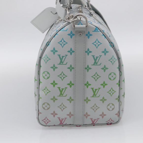 LOUIS VUITTON Monogram Iridescent Keepall Bandouliere 45 M13915 Auth 212753SM