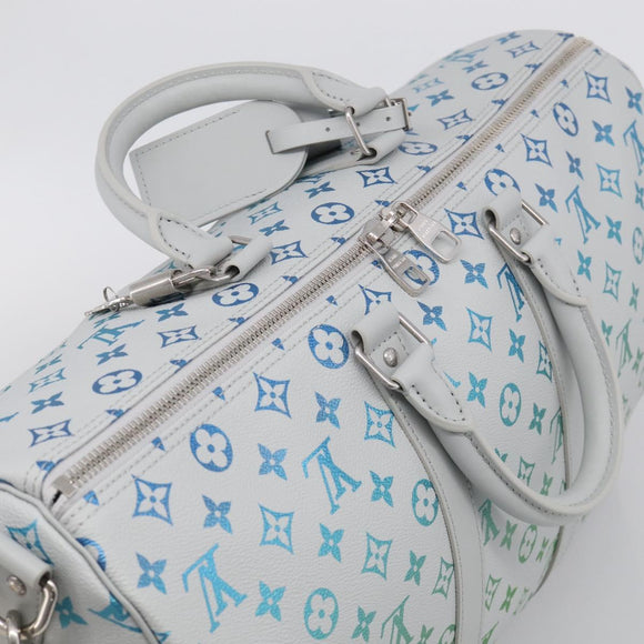 LOUIS VUITTON Monogram Iridescent Keepall Bandouliere 45 M13915 Auth 212753SM