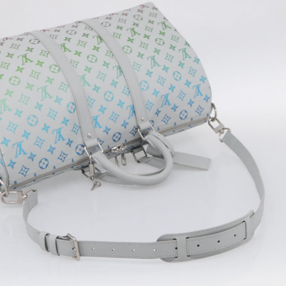 LOUIS VUITTON Monogram Iridescent Keepall Bandouliere 45 M13915 Auth 212753SM