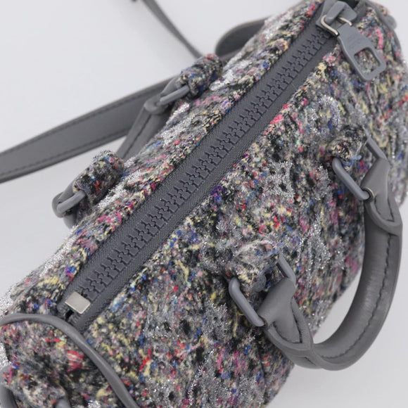 LOUIS VUITTON Monogram Felt Keepall XS Hand Bag Gray M80821 LV Auth 212754SM