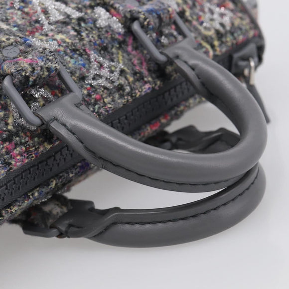 LOUIS VUITTON Monogram Felt Keepall XS Hand Bag Gray M80821 LV Auth 212754SM