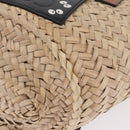 LOEWE x Studio Ghibli Soot Sprite Basket Bag Small Raffia Beige Auth 212755M-11