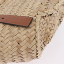 LOEWE x Studio Ghibli Soot Sprite Basket Bag Small Raffia Beige Auth 212755M-12