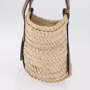 LOEWE x Studio Ghibli Soot Sprite Basket Bag Small Raffia Beige Auth 212755M-4
