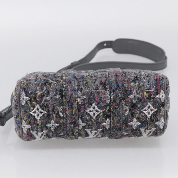LOUIS VUITTON Monogram Felt Keepall XS Hand Bag Gray M80821 LV Auth 212758SM