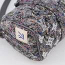 LOUIS VUITTON Monogram Felt Keepall XS Hand Bag Gray M80821 LV Auth 212758SM-13