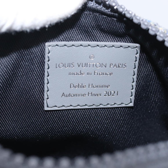 LOUIS VUITTON Monogram Felt Keepall XS Hand Bag Gray M80821 LV Auth 212758SM