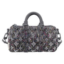 LOUIS VUITTON Monogram Felt Keepall XS Hand Bag Gray M80821 LV Auth 212758SM-2