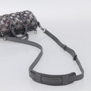 LOUIS VUITTON Monogram Felt Keepall XS Hand Bag Gray M80821 LV Auth 212758SM-9