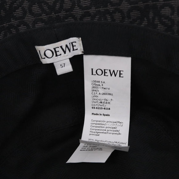 LOEWE x Studio Ghibli No-Face Bucket Hat Canvas Black Auth 212759SM
