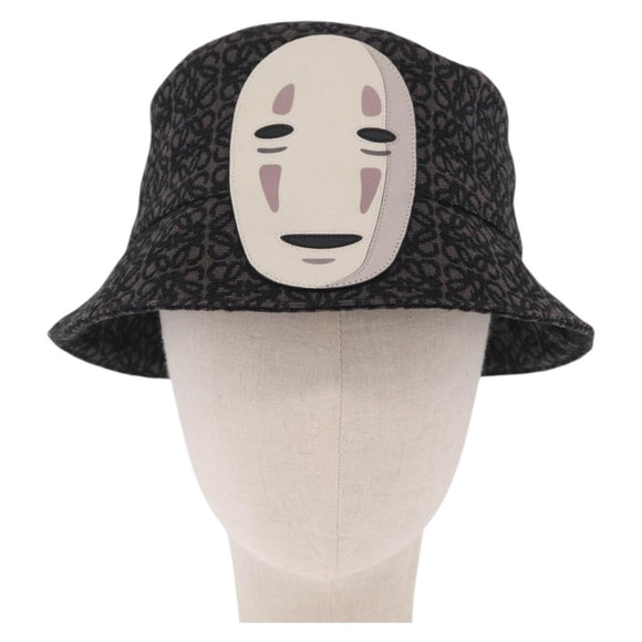 LOEWE x Studio Ghibli No-Face Bucket Hat Canvas Black Auth 212759SM