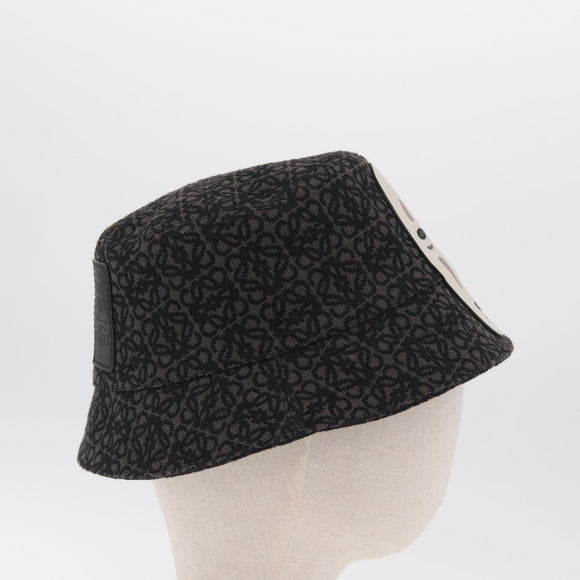 LOEWE x Studio Ghibli No-Face Bucket Hat Canvas Black Auth 212759SM