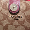 Coach x Disney Snow White Tote Bag Leather Red Gold Auth 212761M-18