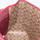 Coach x Disney Snow White Tote Bag Leather Red Gold Auth 212761M-21