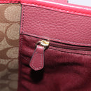 Coach x Disney Snow White Tote Bag Leather Red Gold Auth 212761M-23