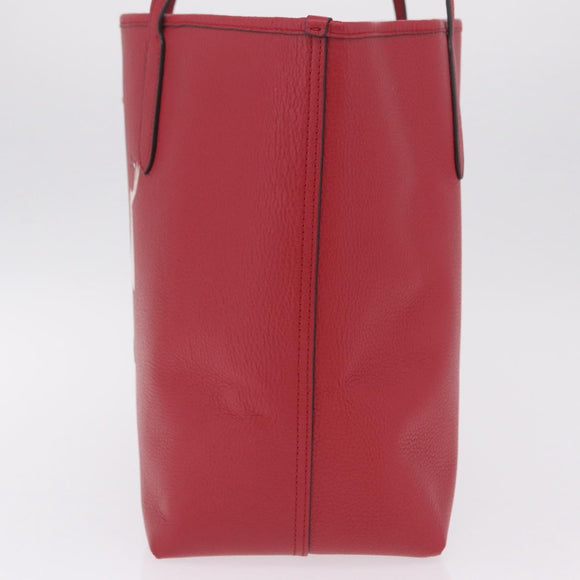 Coach x Disney Snow White Tote Bag Leather Red Gold Auth 212761M