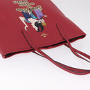 Coach x Disney Snow White Tote Bag Leather Red Gold Auth 212761M-6