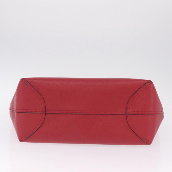 Coach x Disney Snow White Tote Bag Leather Red Gold Auth 212761M