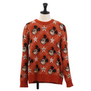 GUCCI x Disney Mickey Mouse Sweater Wool Orange Auth 212763M-1
