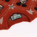 GUCCI x Disney Mickey Mouse Sweater Wool Orange Auth 212763M-5
