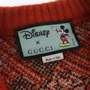 GUCCI x Disney Mickey Mouse Sweater Wool Orange Auth 212763M-8