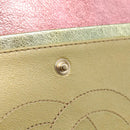 CHANEL Matelasse 2.55 Double Flap Bag Goatskin Metallic Rainbow Auth 212765M-19