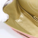 CHANEL Matelasse 2.55 Double Flap Bag Goatskin Metallic Rainbow Auth 212765M-24
