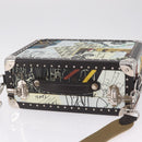 FENDI x Karl Langerfeld Trunk Leather Black Silver Auth 212766SM-6