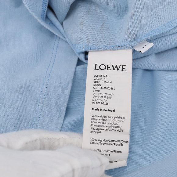 LOEWE x Ghibli Totoro Short-Sleeved T-Shirt Cotton Light Blue Auth 212767M