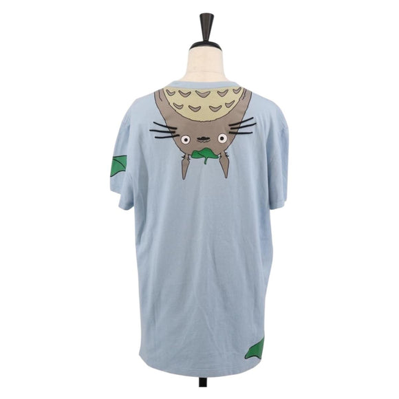 LOEWE x Ghibli Totoro Short-Sleeved T-Shirt Cotton Light Blue Auth 212767M