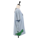 LOEWE x Ghibli Totoro Short-Sleeved T-Shirt Cotton Light Blue Auth 212767M-3