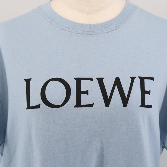 LOEWE x Ghibli Totoro Short-Sleeved T-Shirt Cotton Light Blue Auth 212767M