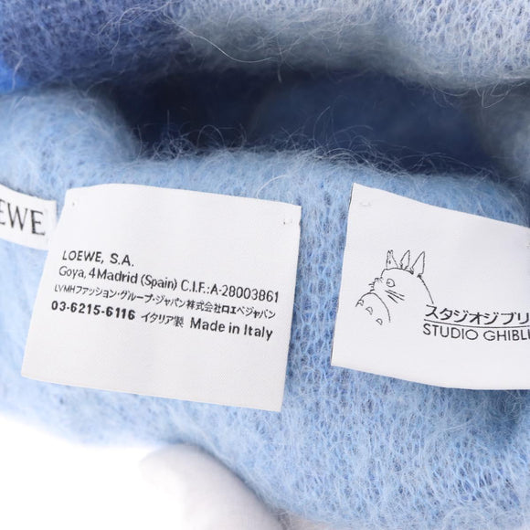 LOEWE x Studio Ghibli Beanie Calcifer Moheya Blue White Auth 212768M