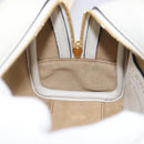 LOEWE Amazona 16 Hand Bag Leather White Gold Auth 212769SM-24