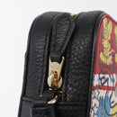 Coach x Disney × Keith Haring Mickey Mouse Bag Leather Black Gold Auth 212771M-17