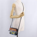 Coach x Disney × Keith Haring Mickey Mouse Bag Leather Black Gold Auth 212771M-26