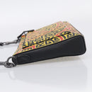 Coach x Disney × Keith Haring Shoulder Bag PVC Leather Yellow Auth 212773M-4