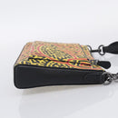 Coach x Disney × Keith Haring Shoulder Bag PVC Leather Yellow Auth 212773M-5