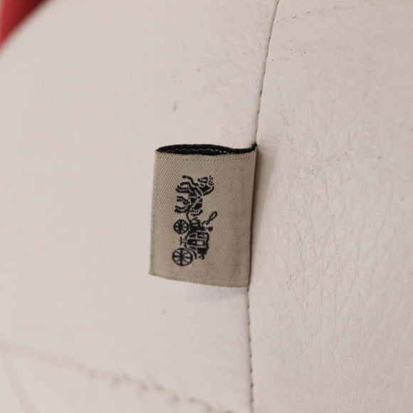 Coach x Disney Collectible Bear Cruella Object Leather White Red Auth 212775M