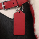 Coach x Disney Collectible Bear Cruella Object Leather White Red Auth 212775M-17