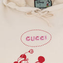 GUCCI x Disney Parker Mickey Mouse Minnie Mouse Cotton Beige Pink Auth 212776M-9