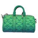 LOUIS VUITTON Monogram Taurillon Illusion Keepall XS Green M59691 Auth 212778SM-2