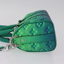 LOUIS VUITTON Monogram Taurillon Illusion Keepall XS Green M59691 Auth 212778SM-5
