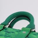LOUIS VUITTON Monogram Taurillon Illusion Keepall XS Green M59691 Auth 212778SM-8