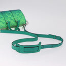 LOUIS VUITTON Monogram Taurillon Illusion Keepall XS Green M59691 Auth 212778SM-9
