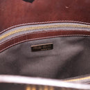 Miu Miu Hand Bag Leather Brown Gold Auth 212794A-16