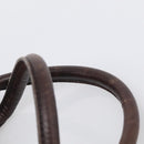 Miu Miu Hand Bag Leather Brown Gold Auth 212794A-9