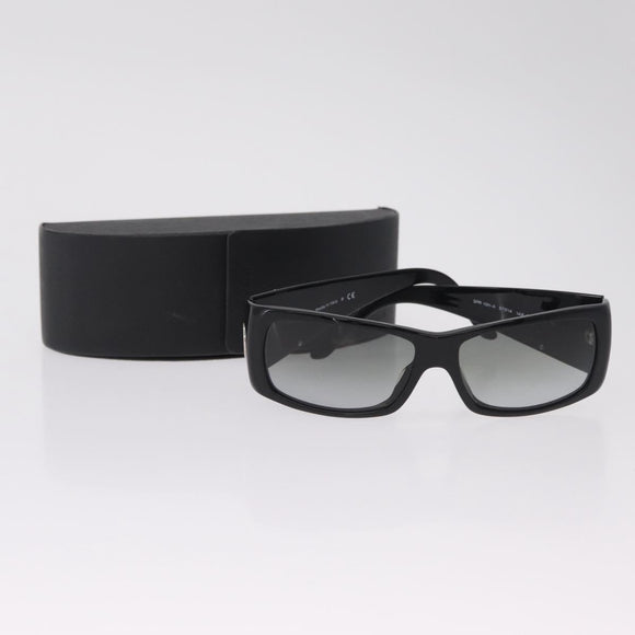 PRADA Sunglasses plastic Black CC Auth 212901