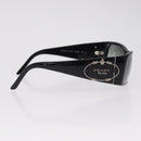 PRADA Sunglasses plastic Black CC Auth 212901-6